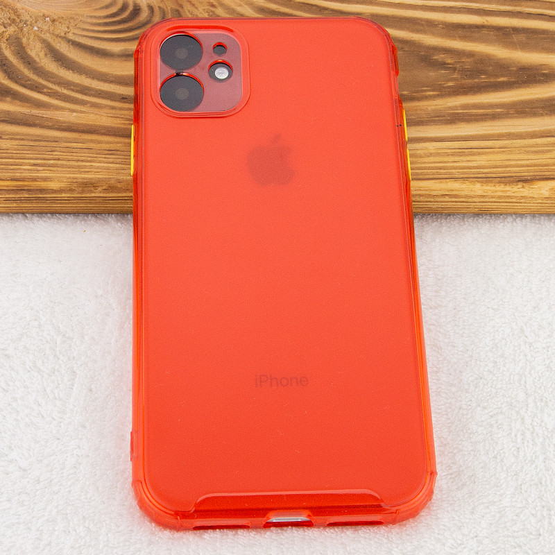 Фото TPU чехол Сolor matte для Apple iPhone 11 (6.1") (Красный) в магазине vchehle.ua