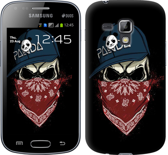 

Чехол Череп в кепке для Samsung Galaxy S Duos s7562 357796