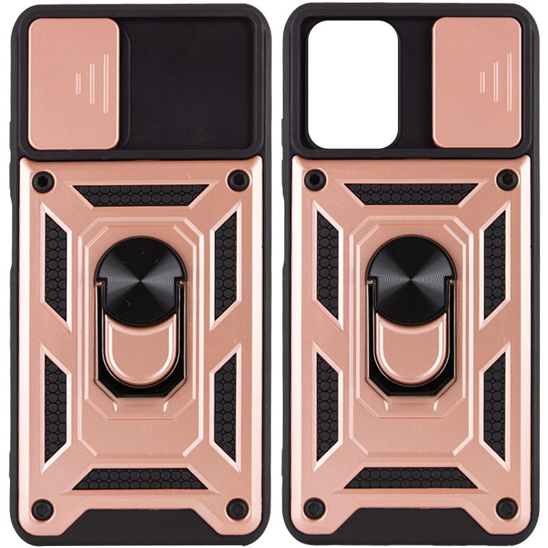 

Ударостійкий чохол Camshield Serge Ring for Magnet для Xiaomi 11T (Rose Gold) 1191940