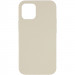 Чохол Silicone Case Full Protective (AA) NO LOGO на Apple iPhone 15 (6.1") (Бежевий / Antigue White)