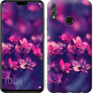 Чехол Пурпурные цветы для Huawei Honor 8X