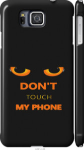 Чехол Don't touch the phone для Samsung Galaxy Alpha G850F
