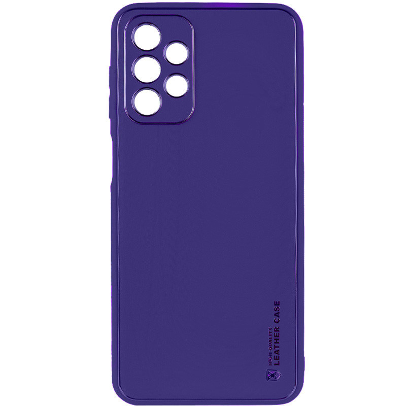 Кожаный чехол Xshield для Samsung Galaxy A13 4G (Фиолетовый / Ultra Violet)