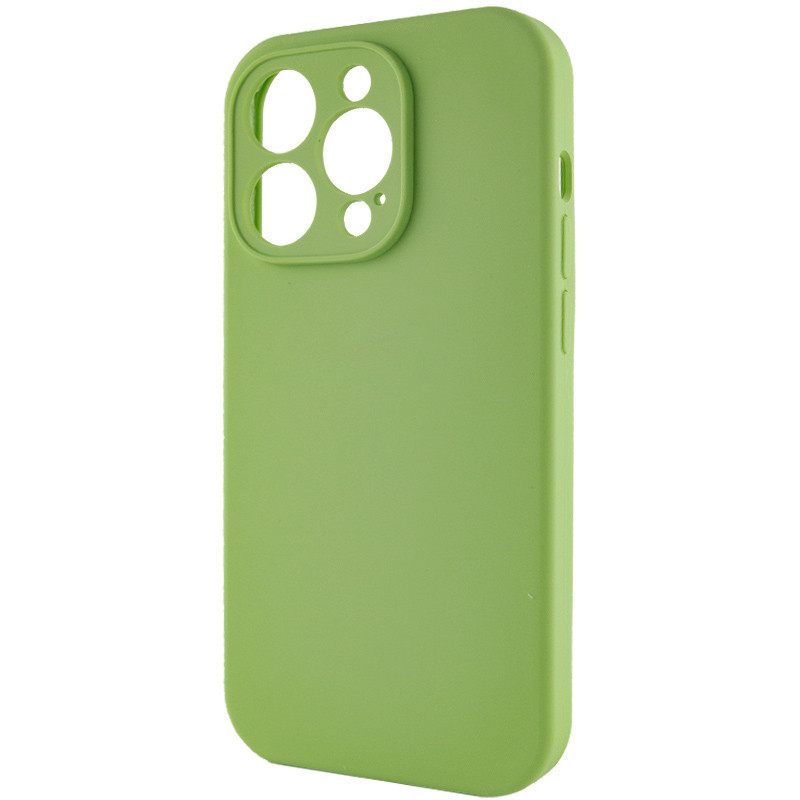 Фото Чохол Silicone Case Full Camera Protective (AA) NO LOGO на Apple iPhone 15 Pro (6.1") (М'ятний / Mint) в маназині vchehle.ua