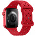 Фото Ремінець Hoco WA16 Flexible series Apple watch (42/44/45/49mm) (Big Red) на vchehle.ua