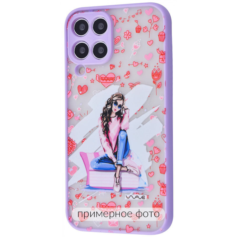 TPU+PC чохол WAVE Cartoon на Samsung Galaxy A12 / M12 (Heart overload)