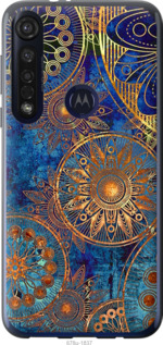 Чехол Золотой узор для Motorola G8 Plus