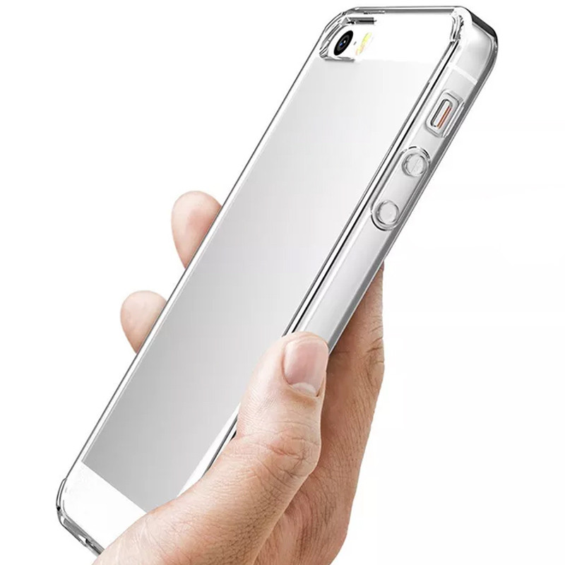 Фото TPU чехол Epic Transparent 1,0mm для Apple iPhone 5/5S/SE (Бесцветный (прозрачный)) в магазине vchehle.ua