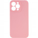 Чехол Silicone Case Full Camera Protective (AA) NO LOGO для Apple iPhone 15 Pro (6.1") (Розовый / Light pink)