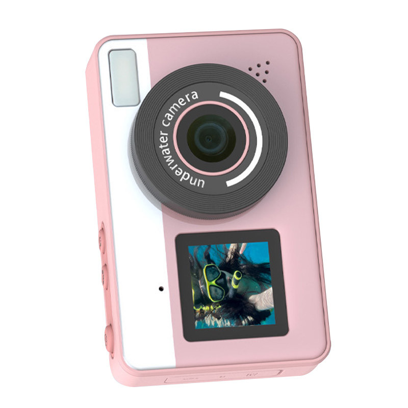 Фото Дитяча водонепроникна цифрова камера D70 (Pink) в маназині vchehle.ua