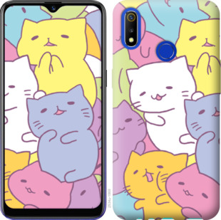 

Чехол Котики для Realme 3 922110