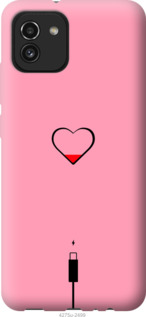 

Чохол Підзарядка сердца1 на Samsung Galaxy A03 A035F 1421170