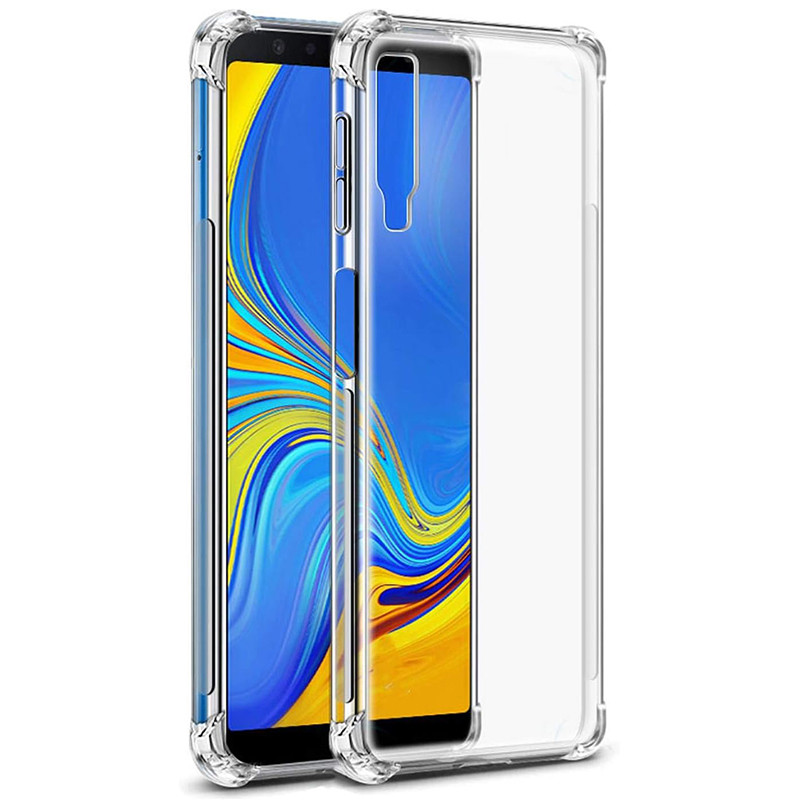 Фото TPU чехол GETMAN Ease logo усиленные углы для Samsung A750 Galaxy A7 (2018) (Бесцветный (прозрачный)) на vchehle.ua