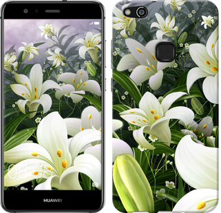 

Чехол Белые лилии для Huawei P10 Lite 601882