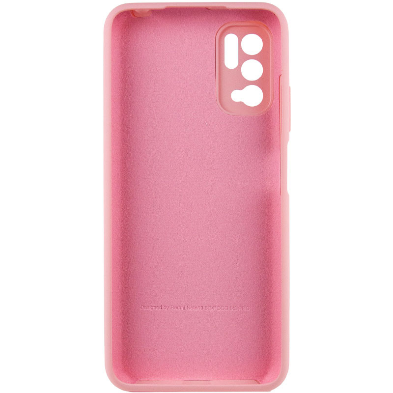 Фото Чехол Silicone Cover Full Camera (AA) для Xiaomi Redmi Note 10 5G / Poco M3 Pro (Розовый / Pudra) на vchehle.ua