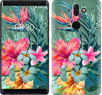

Чохол Тропічні квіти v1 на Nokia 8 Sirocco 845358