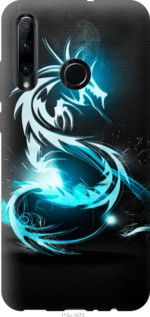 

Чехол Бело-голубой огненный дракон для Huawei Honor 20 Lite 1012992