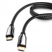 Фото Уценка Дата кабель USAMS US-SJ497 U67 HDMI 8K Ultra HD to HDMI 2.1 (2m) (Дефект упаковки / Черный) на vchehle.ua