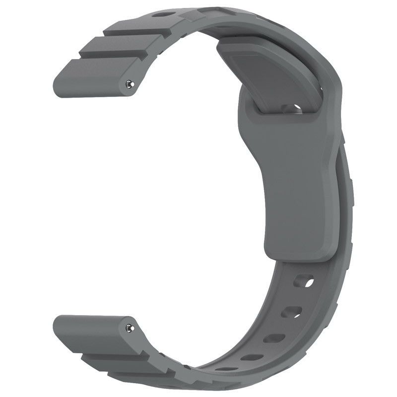 Фото Силіконовий ремінець Defense для Smart Watch 20mm (Grey) в маназині vchehle.ua