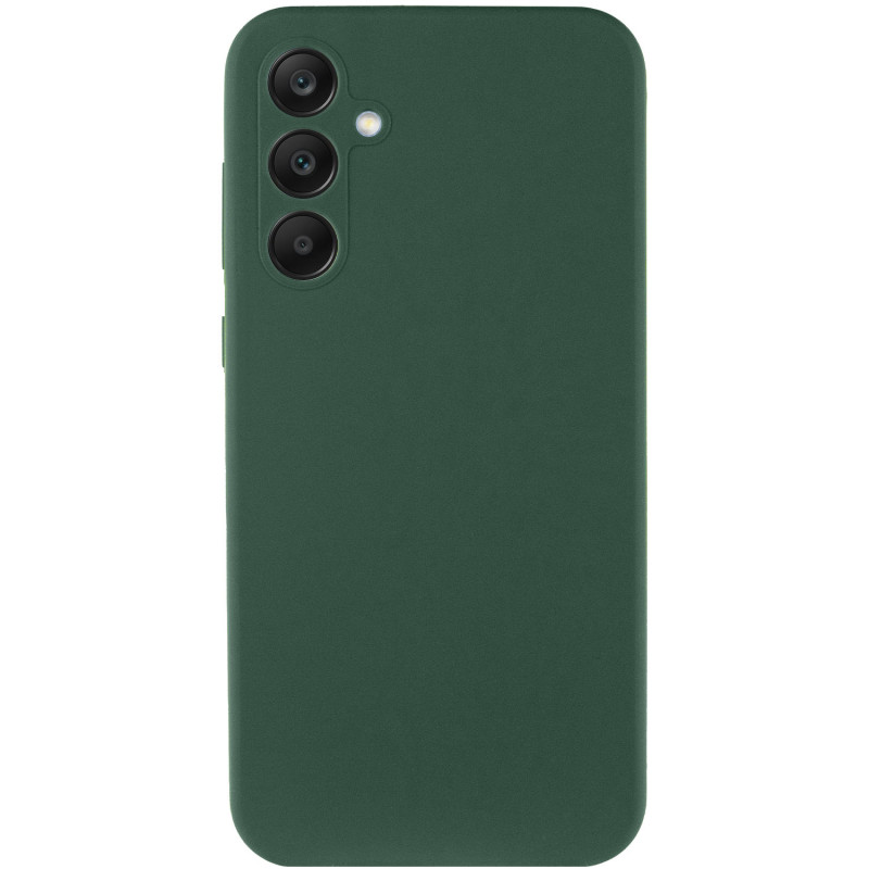 Фото Чехол Silicone Cover Lakshmi Full Camera (AAA) для Samsung Galaxy S24 FE (Зеленый / Cyprus Green) на vchehle.ua