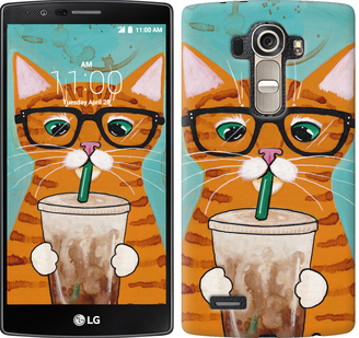 

Чохол Зеленоокий кіт в окулярах на LG G4 H815 625272