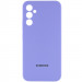 Чехол Silicone Cover Lakshmi Full Camera (AAA) with Logo для Samsung Galaxy S24+ (Сиреневый / Dasheen)