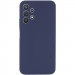 Чехол Silicone Cover Lakshmi Full Camera (AAA) для Samsung Galaxy A32 4G (Темно-синий / Midnight blue)