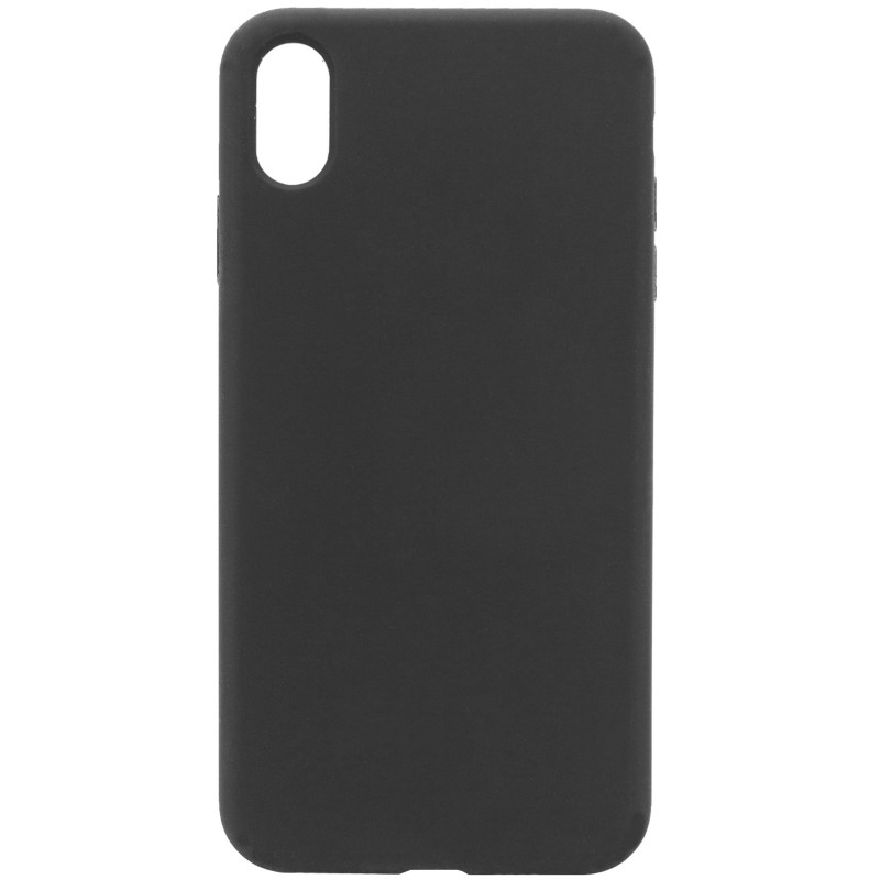 Чехол Silicone Case Full Protective (AA) NO LOGO для Apple iPhone XR (6.1") (Черный / Black)
