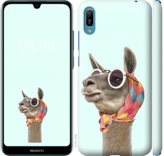 

Чехол Модная лама для Huawei Y6 2019 753411