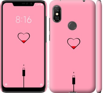 

Чохол Підзарядка сердца1 на Xiaomi Redmi Note 6 Pro 730280