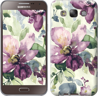 

Чохол Квіти аквареллю на Samsung Galaxy E7 E700H 296315