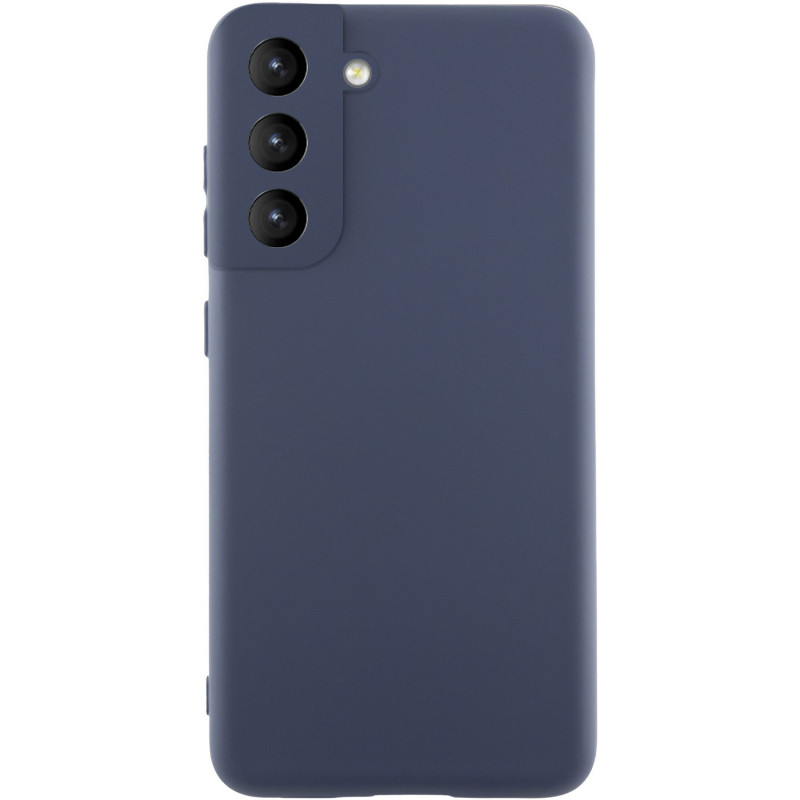 Чехол Silicone Cover Lakshmi Full Camera (AA) для Samsung Galaxy S21 FE (Синий / Midnight Blue)