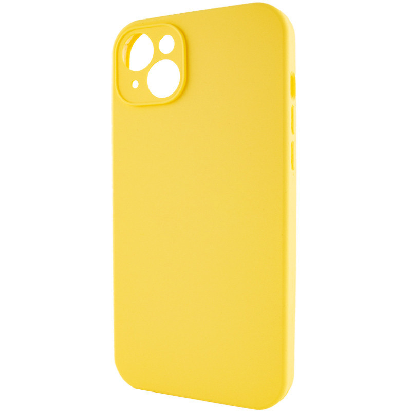Фото Чехол Silicone Case Full Camera Protective (AA) NO LOGO для Apple iPhone 14 (6.1") (Желтый / Yellow) в магазине vchehle.ua