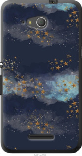 

Чехол Ночь золотые звезды для Sony Xperia E4g 1406111