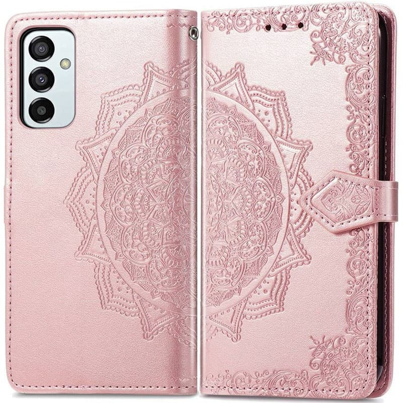 Фото Шкіряний чохол (книжка) Art Case з візитницею на Samsung Galaxy A24 4G (Розовый) на vchehle.ua