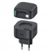 МЗП Usams US-CC202 GaN With Type-C Magnetic Retractable Cable Module XMF Ser. 35W (2USB-C) (Black)