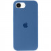 Чехол Silicone Case Full Protective (AA) для Apple iPhone 16e (6.1") (Синий / Blue Jay)