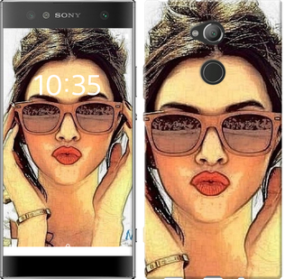 

Чохол Дiвчина_арт на Sony Xperia XA2 H4113 658715