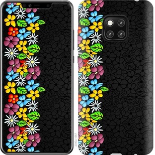 

Чехол цветочный орнамент для Huawei Mate 20 Pro 673502