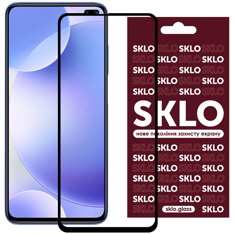 Захисне скло SKLO 3D на Xiaomi K30 / Poco X3 / X3 NFC / X3 Pro / Mi 10T/ Mi 10T Pro