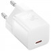 Купити МЗП Baseus GaN5 Fast Charger (mini) 30W (1USB-C) + кабель Type-C to Type-C (P10110902) (Moon White) на vchehle.ua