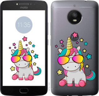 

Чехол Единорог в очках для Motorola Moto E4 Plus 911964
