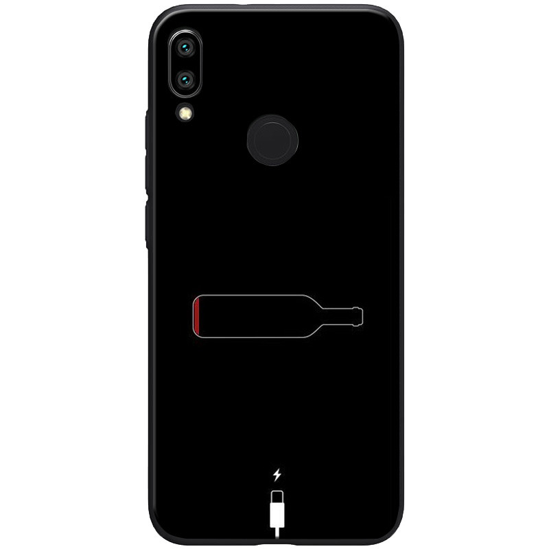

TPU+PC чехол ForFun для Xiaomi Redmi 7 (Бутылка / Черный) 748229