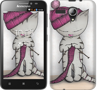 

Чехол Кошка рукодельница для Lenovo A606 584193