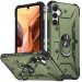 Ударостійкий чохол Pathfinder Ring на Samsung Galaxy S23 FE (Зелений / Army Green)