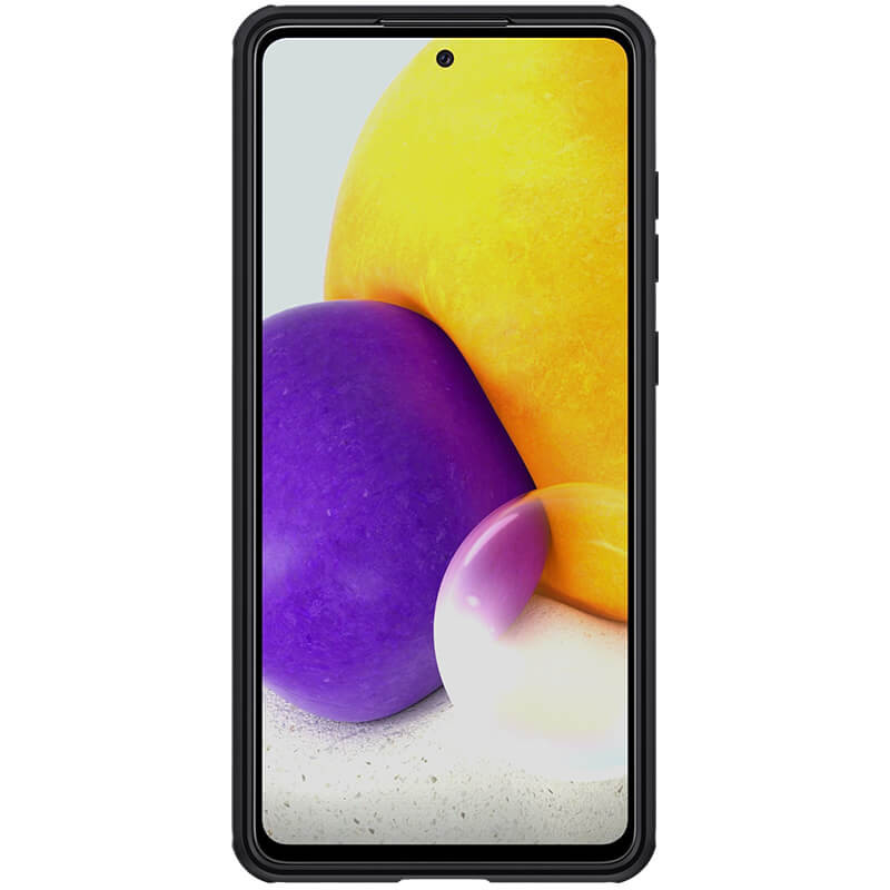 Фото Карбоновая накладка Nillkin Camshield (шторка на камеру) для Samsung Galaxy A72 4G / A72 5G (Черный / Black) на vchehle.ua