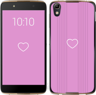 

Чехол Сердце 2 для Alcatel idol 4 912595