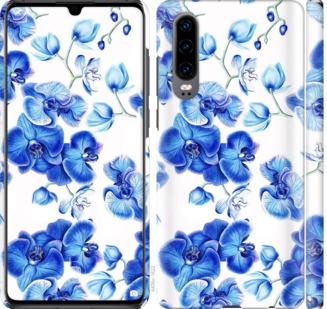 

Чохол Блакитні орхідеї на Huawei P30 725239