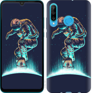 

Чохол Космонавт на скейтборді на Huawei Honor 10i 868635