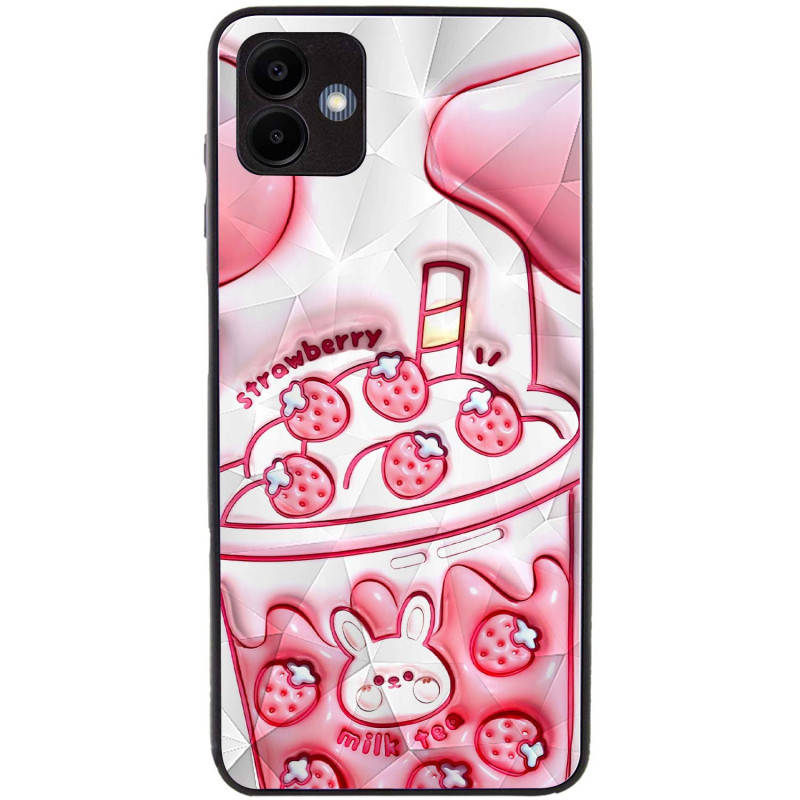 Фото TPU+PC чехол Prisma Fluffie для Samsung Galaxy A06 (Strawberry) на vchehle.ua